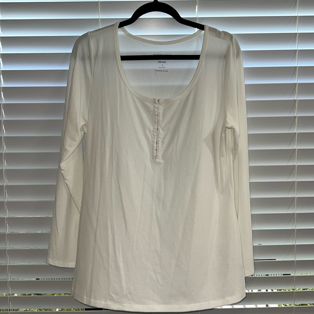 Rib Knit long sleeve shirt